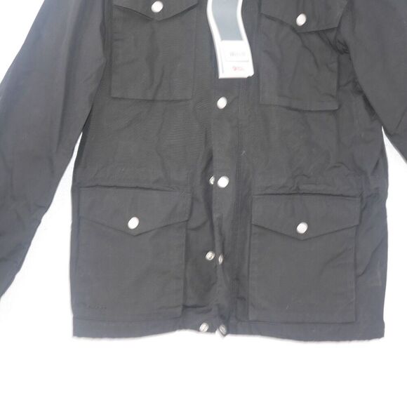 NEW Fjallraven Men's Small Raven BLACK Jacket Greenland G-1000 w/ Pullout Hood - Picture 14 of 14